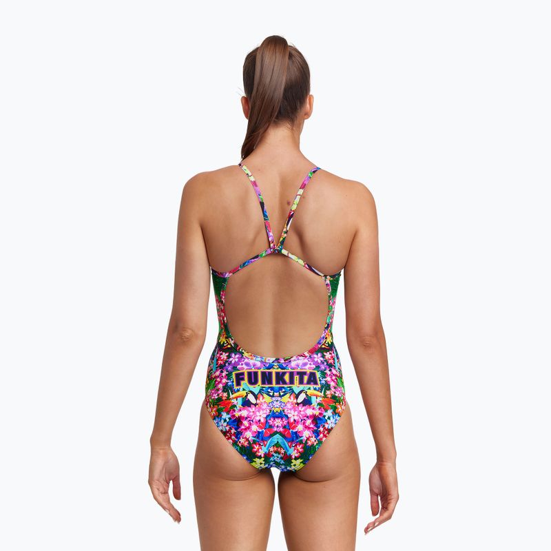 Strój pływacki jednoczęściowy damski Funkita Single Strap One Piece jungle boogie 6