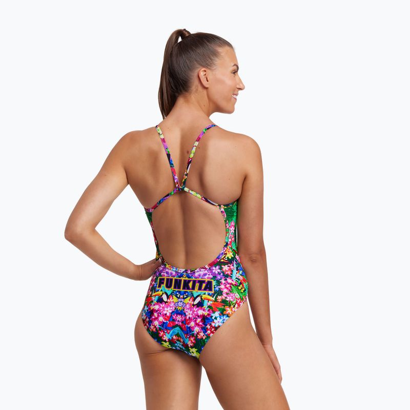 Strój pływacki jednoczęściowy damski Funkita Single Strap One Piece jungle boogie 7