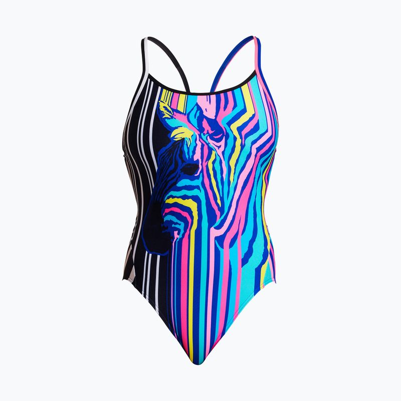 Strój pływacki jednoczęściowy damski Funkita Diamond Back One Piece zorse code