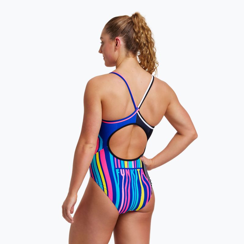 Strój pływacki jednoczęściowy damski Funkita Diamond Back One Piece zorse code 4
