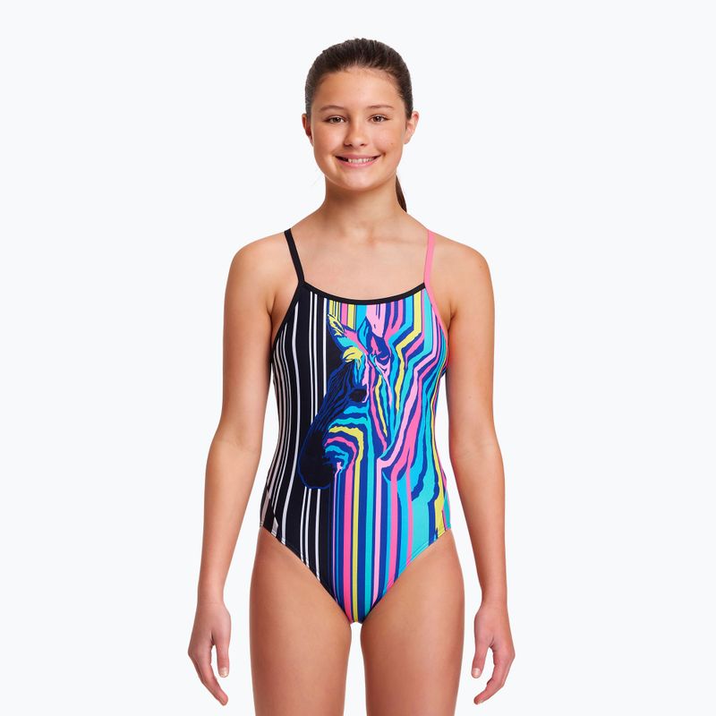 Strój pływacki jednoczęściowy dziecięcy Funkita Diamond Back One Piece zorse code 4