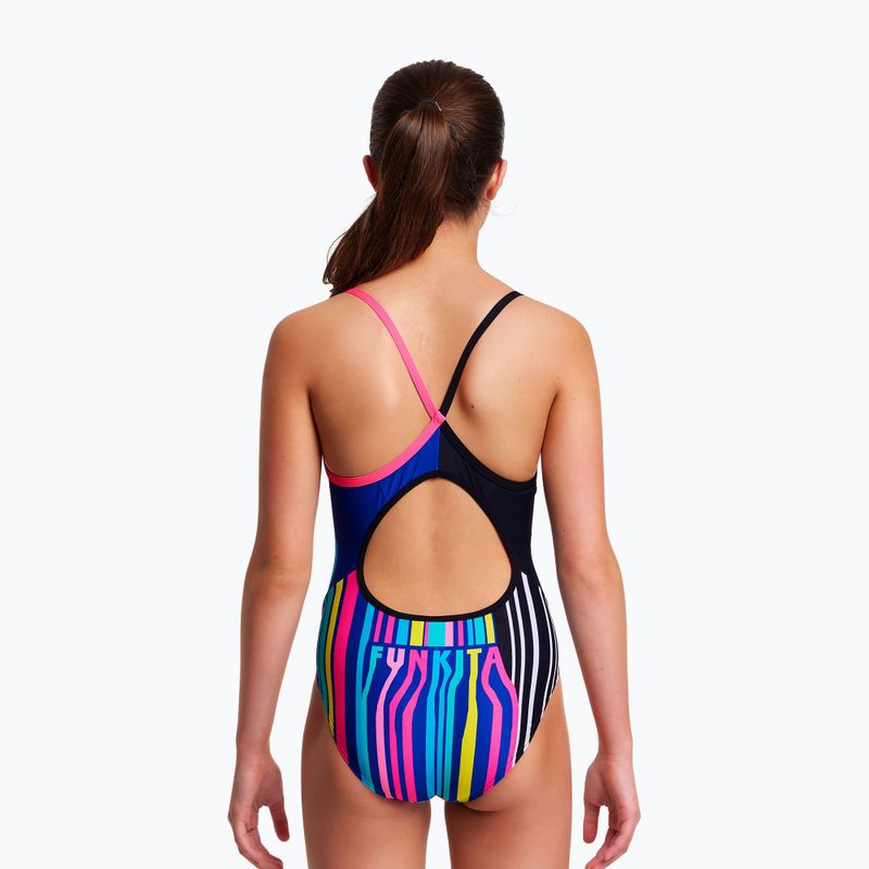 Strój pływacki jednoczęściowy dziecięcy Funkita Diamond Back One Piece zorse code 5
