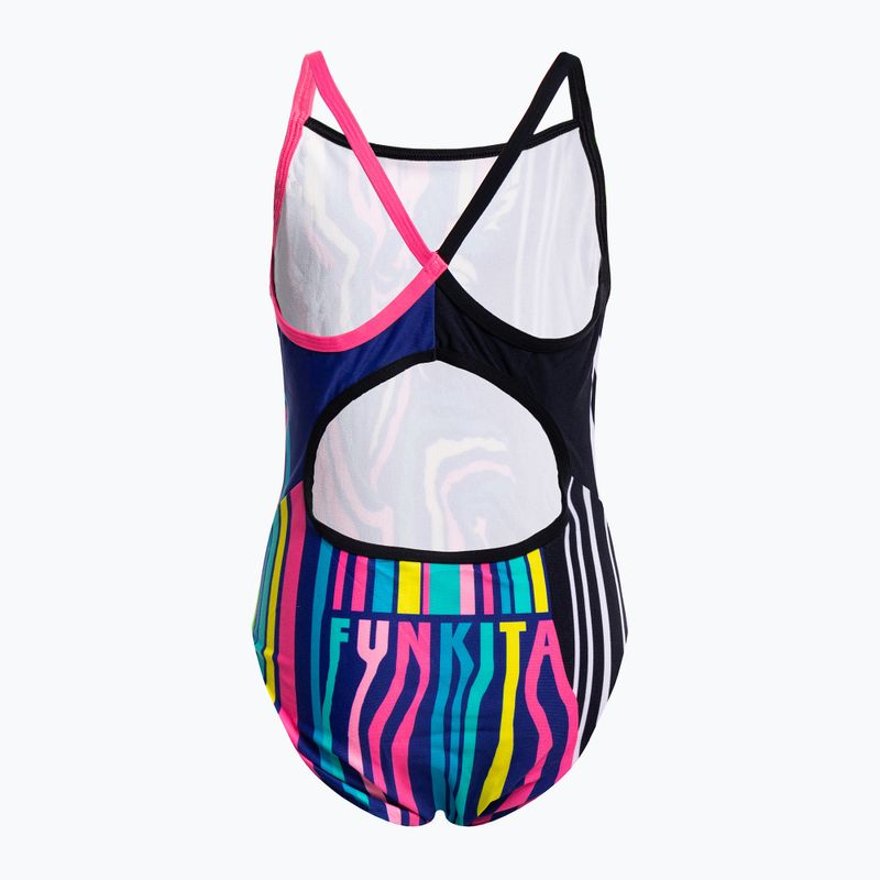 Strój pływacki jednoczęściowy dziecięcy Funkita Diamond Back One Piece zorse code 2