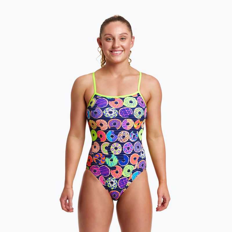 Strój pływacki jednoczęściowy damski Funkita Single Strap One Piece dunking donuts 3