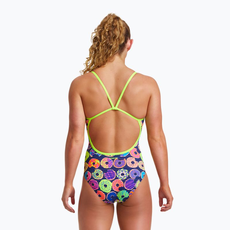 Strój pływacki jednoczęściowy damski Funkita Single Strap One Piece dunking donuts 5