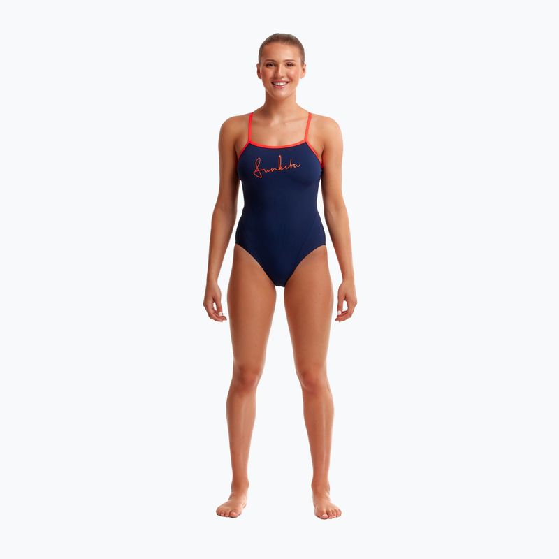 Strój pływacki jednoczęściowy damski Funkita Single Strap One Piece ocean fire 6