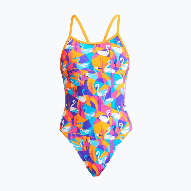 Strój pływacki jednoczęściowy dziecięcy Funkita Eco Single Strap One Piece swim swan 4