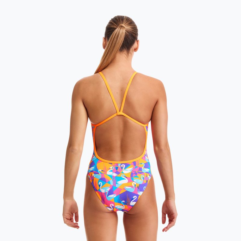 Strój pływacki jednoczęściowy dziecięcy Funkita Eco Single Strap One Piece swim swan 6