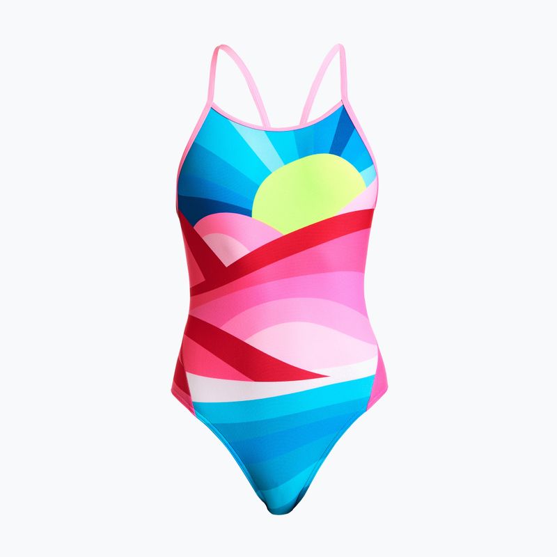 Strój pływacki jednoczęściowy dziecięcy Funkita Diamond Back One Piece summit sunset 4