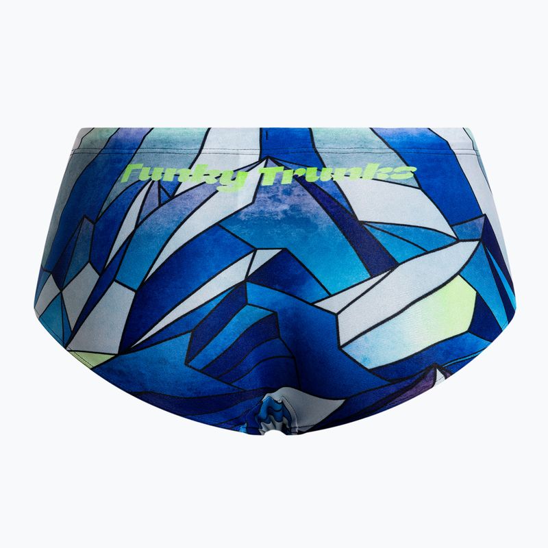 Bokserki pływackie dziecięce Funky Trunks Sidewinder Trunks blue ascent 2