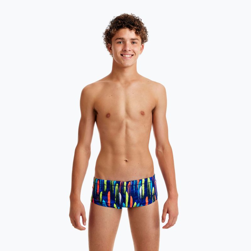 Slipy pływackie dziecięce Funky Trunks Sidewinder Trunks fire cracker 5