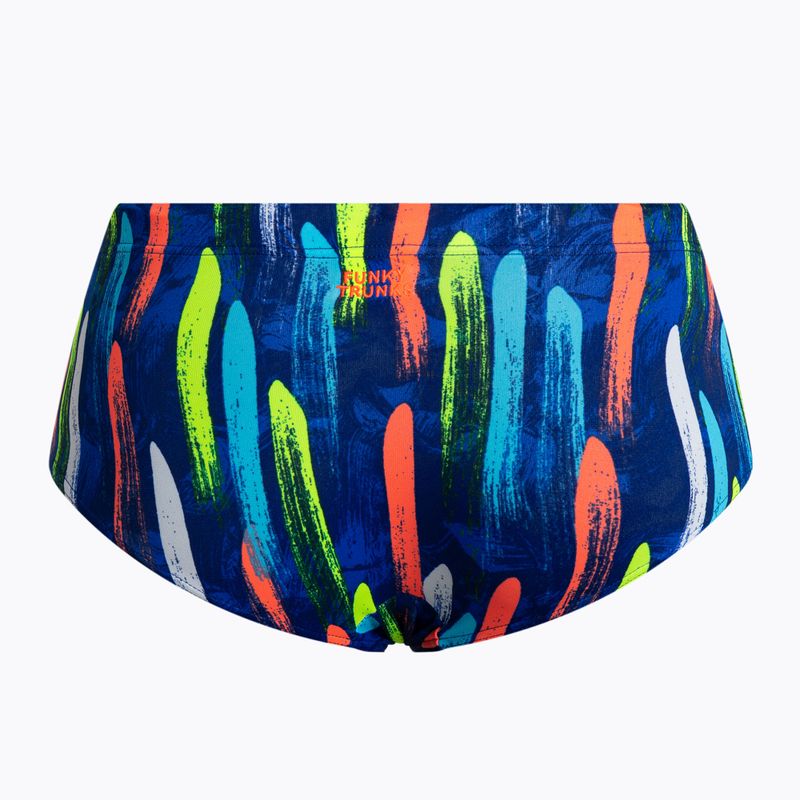 Slipy pływackie dziecięce Funky Trunks Sidewinder Trunks fire cracker 2