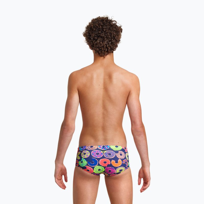 Bokserki kąpielowe dziecięce Funky Trunks Sidewinder Trunks dunking donuts 6