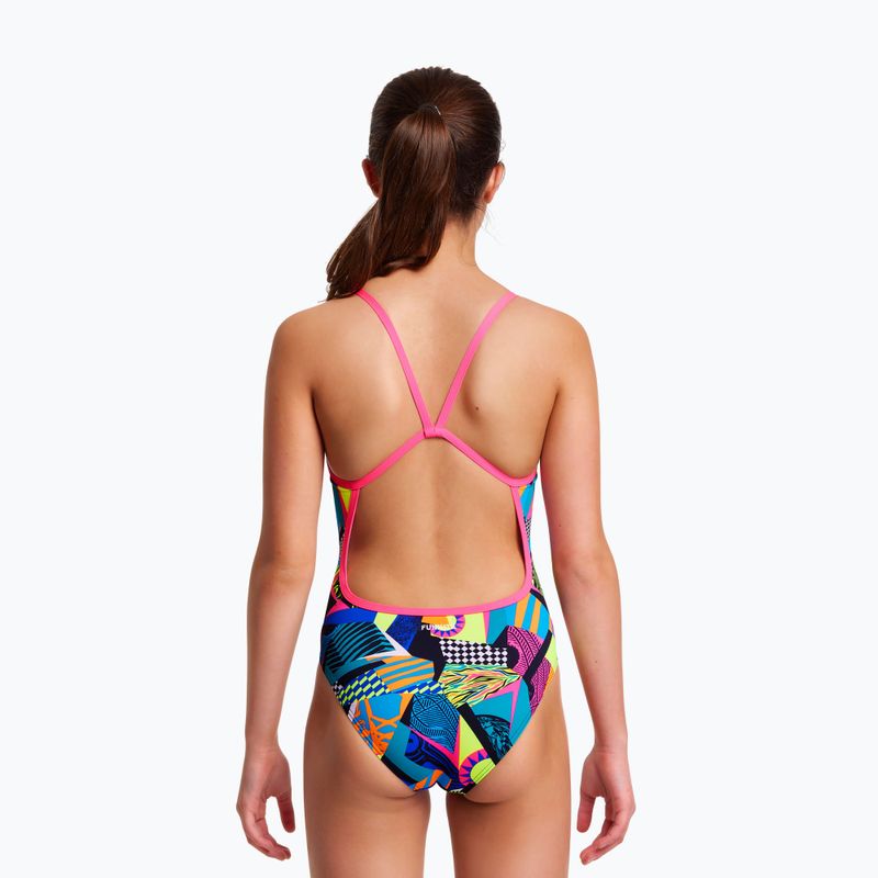 Strój pływacki jednoczęściowy dziecięcy Funkita Single Strap One Piece bel air beats 6