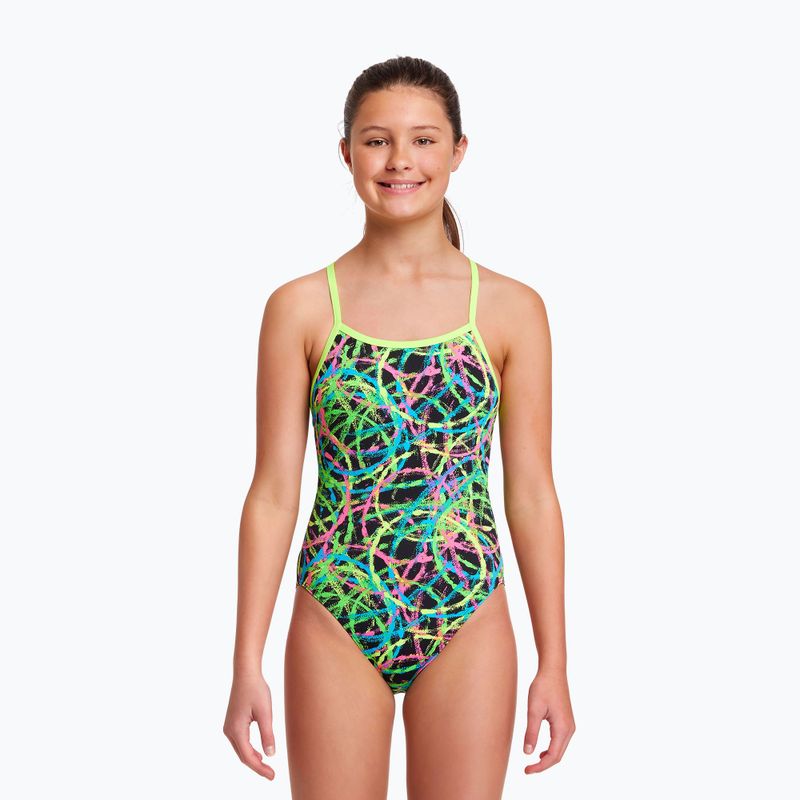 Strój pływacki jednoczęściowy dziecięcy Funkita Single Strap One Piece burnouts 4