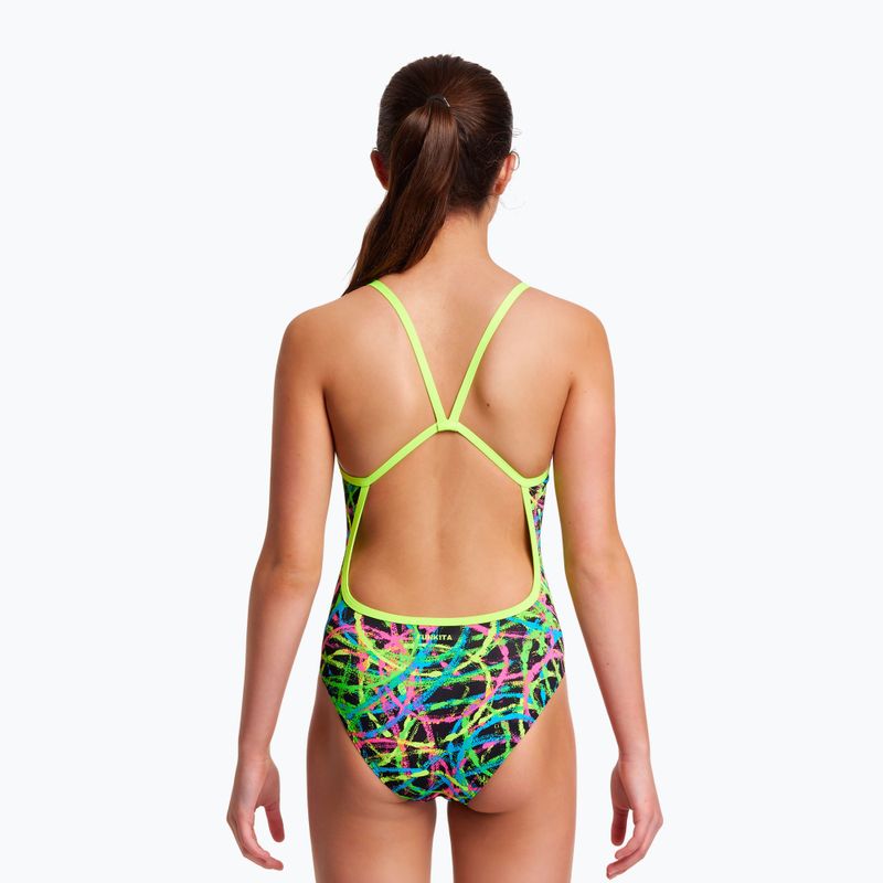 Strój pływacki jednoczęściowy dziecięcy Funkita Single Strap One Piece burnouts 6