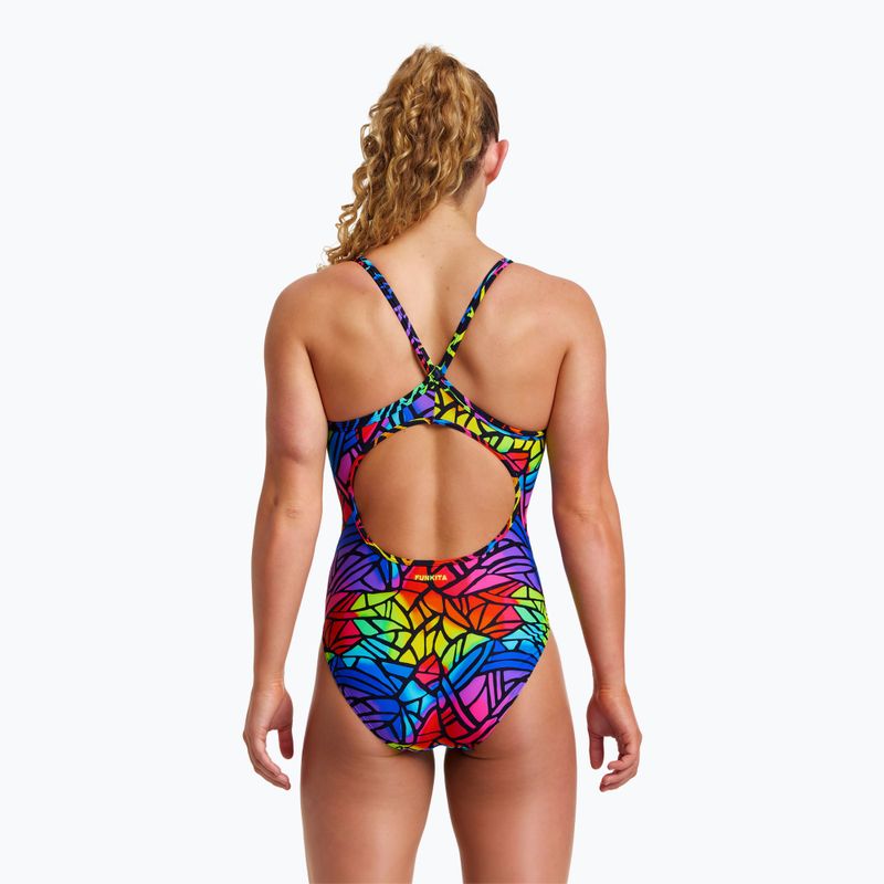 Strój pływacki jednoczęściowy damski Funkita Diamond Back One Piece cabbage patch 6