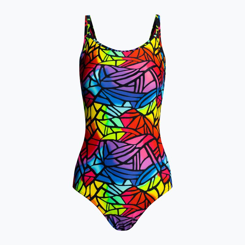 Strój pływacki jednoczęściowy damski Funkita Diamond Back One Piece cabbage patch