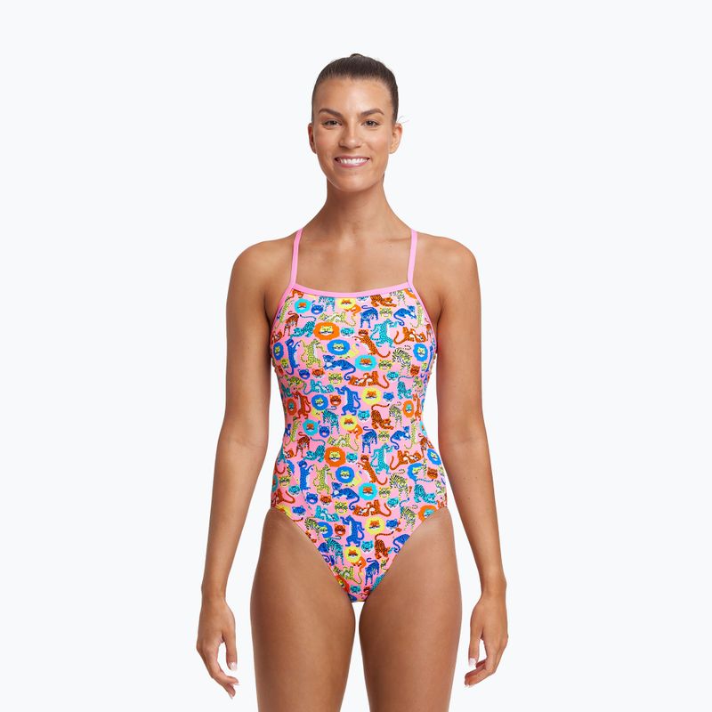 Strój pływacki jednoczęściowy damski Funkita Single Strap One Piece feline fiesta 4