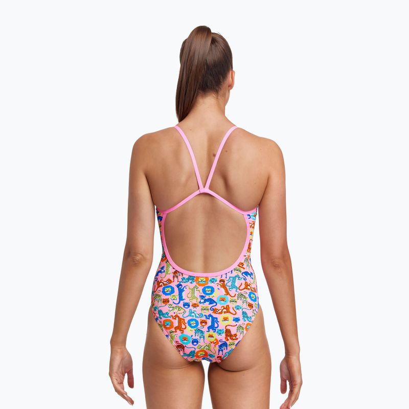 Strój pływacki jednoczęściowy damski Funkita Single Strap One Piece feline fiesta 5