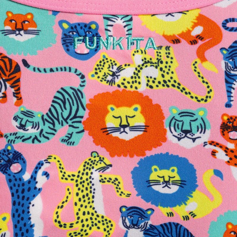 Strój pływacki jednoczęściowy damski Funkita Single Strap One Piece feline fiesta 3