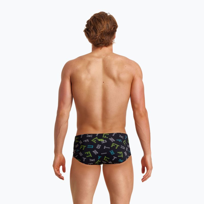 Bokserki pływackie męskie Funky Trunks Classic Trunks black 5