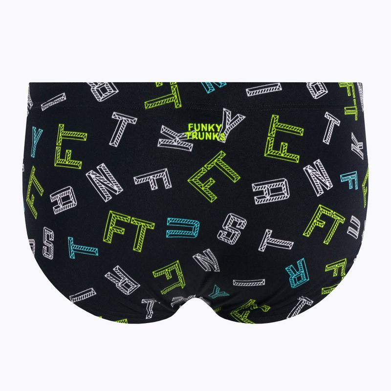 Bokserki pływackie męskie Funky Trunks Classic Trunks black 2