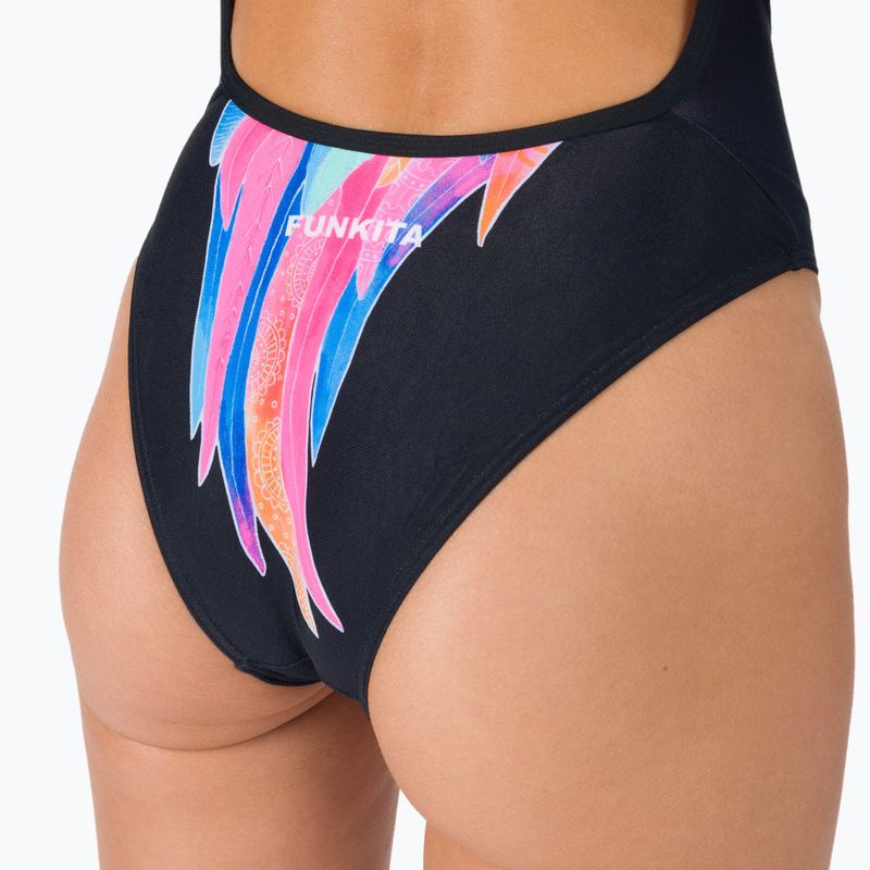 Strój pływacki jednoczęściowy damski Funkita Single Strength One Piece black multi 4