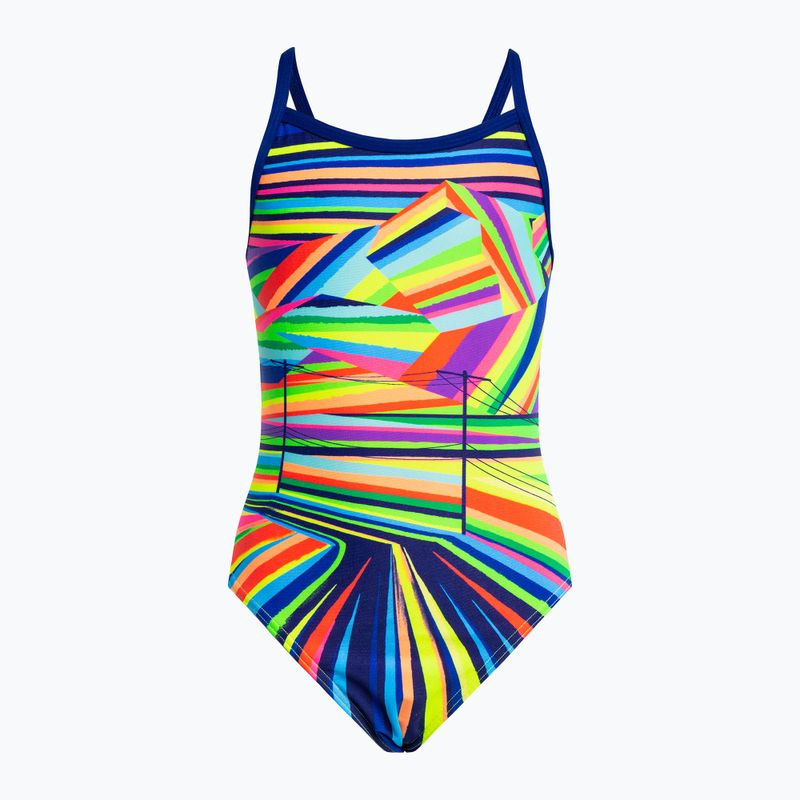 Strój pływacki jednoczęściowy dziecięcy Funkita Single Strap One Piece land lines