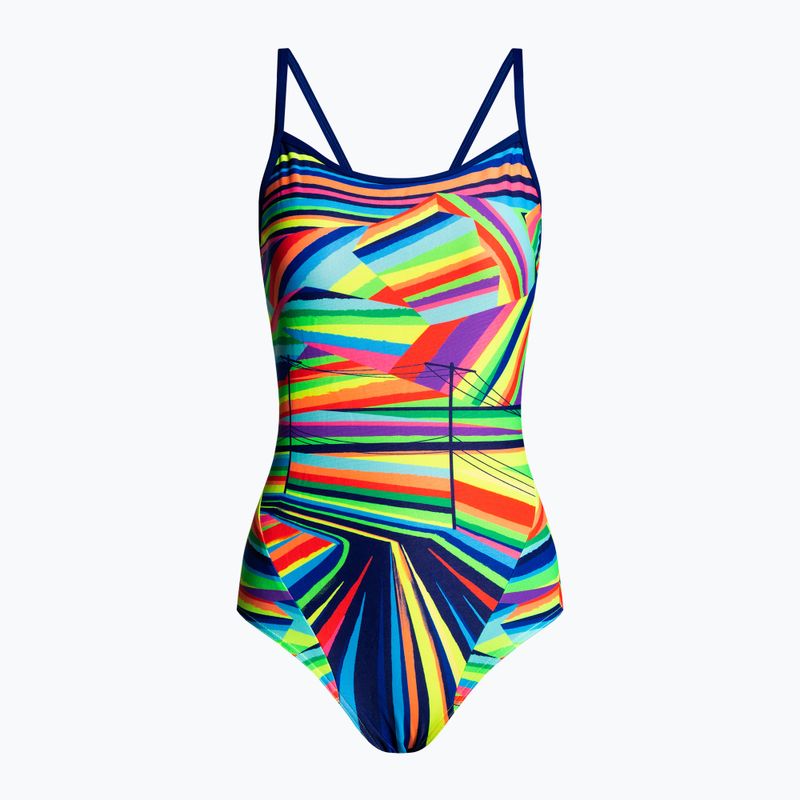 Strój pływacki jednoczęściowy damski Funkita Single Strap One Piece land lines