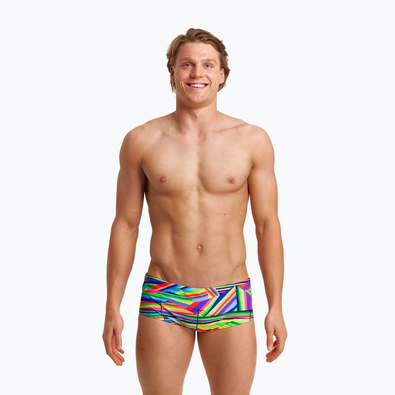 Bokserki pływackie męskie Funky Trunks Sidewinder Trunks land lines 4