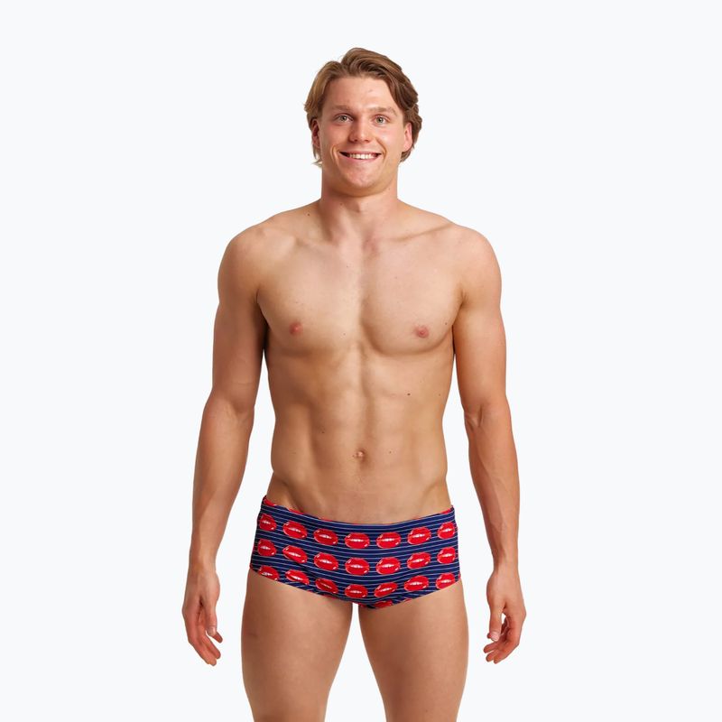 Bokserki pływackie męskie Funky Trunks Sidewinder Trunks lip service 5