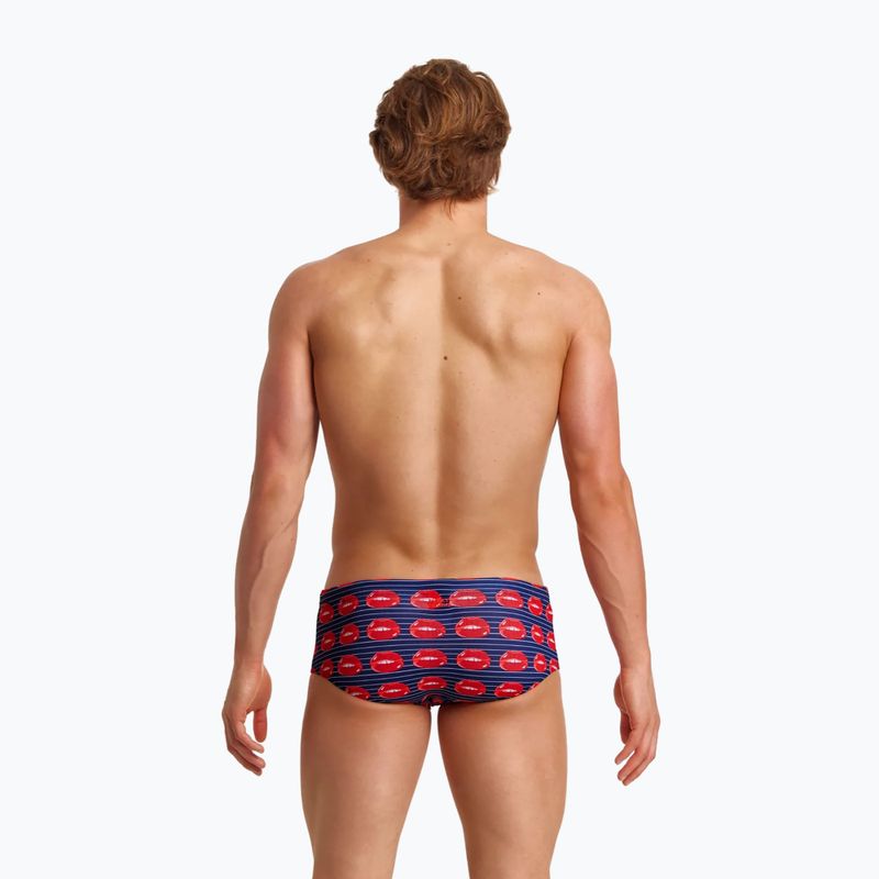 Bokserki pływackie męskie Funky Trunks Sidewinder Trunks lip service 6