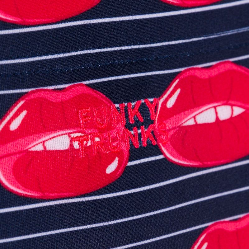 Bokserki pływackie męskie Funky Trunks Sidewinder Trunks lip service 3