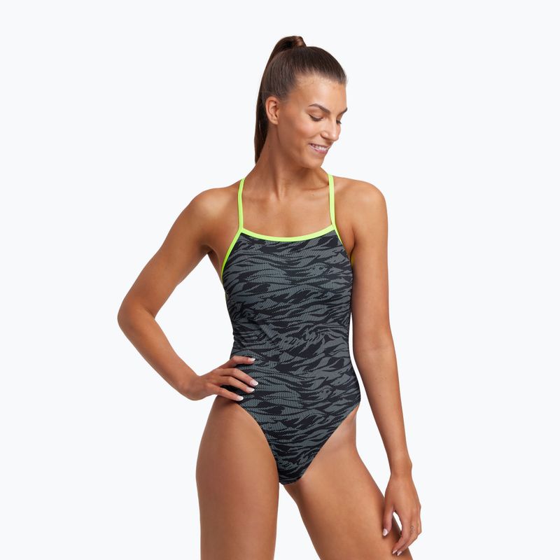 Strój pływacki jednoczęściowy damski Funkita Strapped In One Piece night run 5