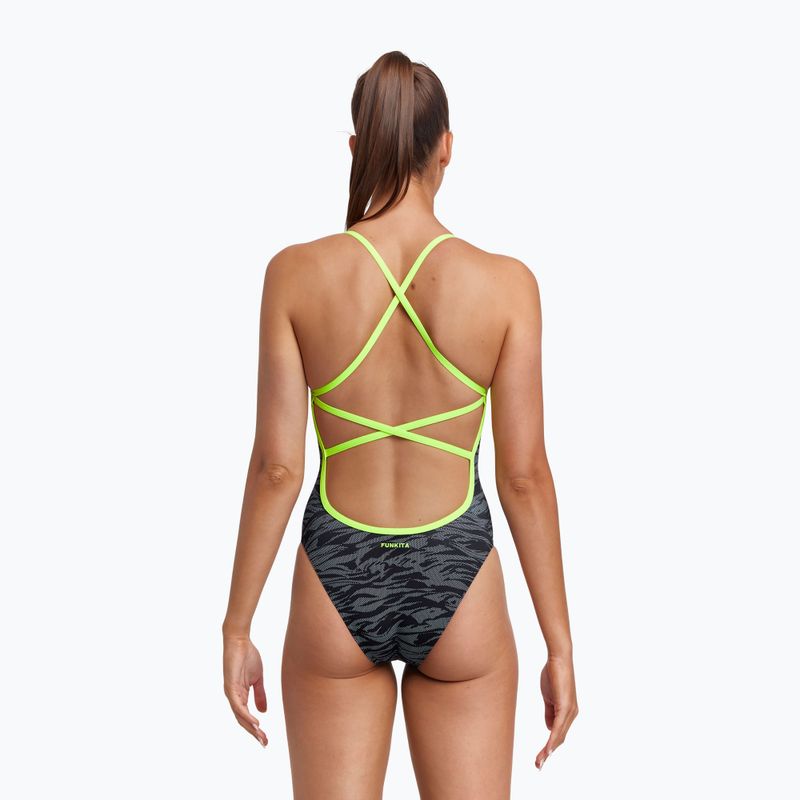 Strój pływacki jednoczęściowy damski Funkita Strapped In One Piece night run 6