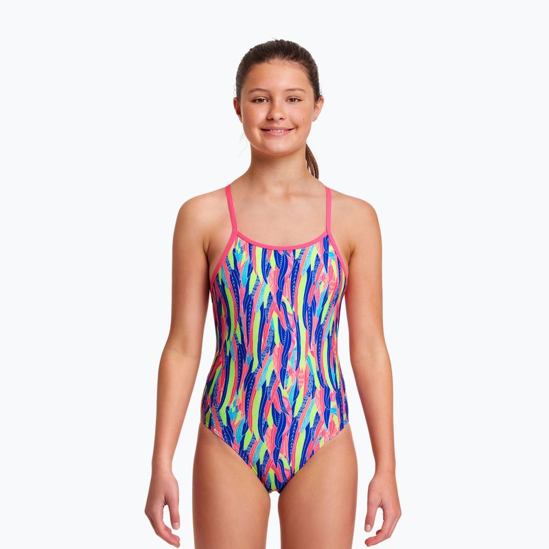 Strój pływacki jednoczęściowy dziecięcy Funkita Diamond Back One Piece wing tips 4