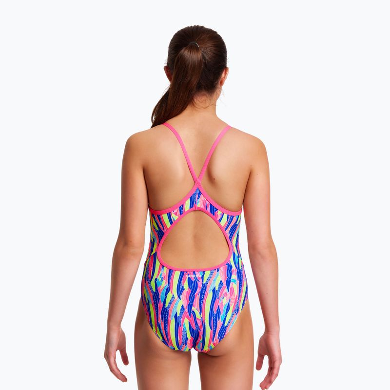 Strój pływacki jednoczęściowy dziecięcy Funkita Diamond Back One Piece wing tips 5