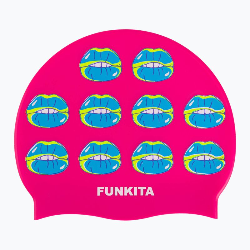Czepek pływacki Funkita Silicone Swimming Cap kiss kiss