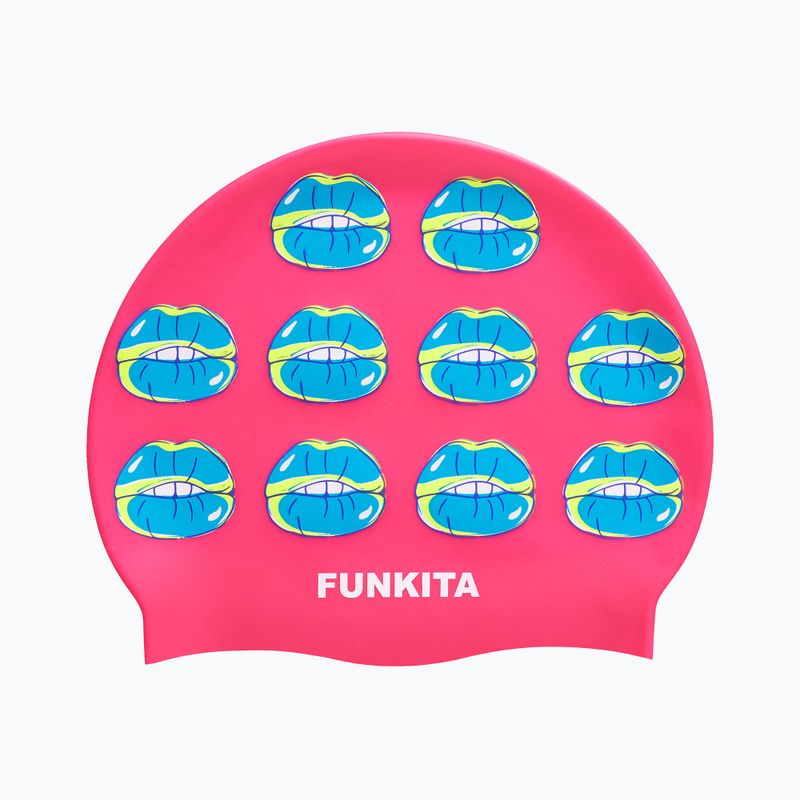 Czepek pływacki Funkita Silicone Swimming Cap kiss kiss 2