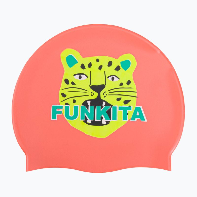 Czepek pływacki Funkita Silicone Swimming Cap feline fiesta