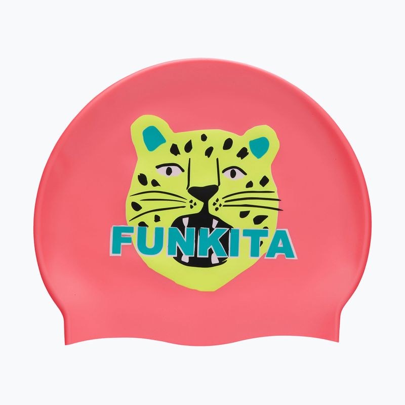 Czepek pływacki Funkita Silicone Swimming Cap feline fiesta 2