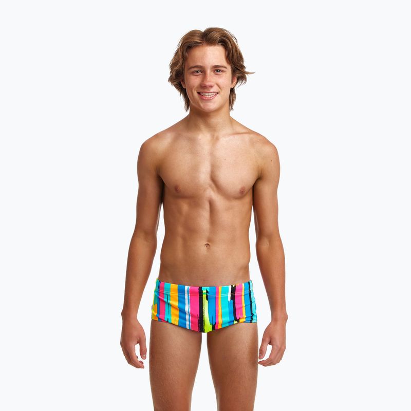 Bokserki kąpielowe dziecięce Funky Trunks Sidewinder Trunks winning streak 5