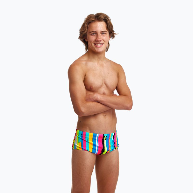 Bokserki kąpielowe dziecięce Funky Trunks Sidewinder Trunks winning streak 6