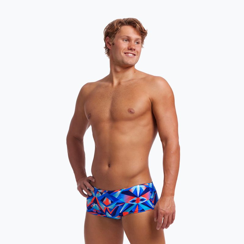 Bokserki kąpielowe męskie Funky Trunks Sidewinder Trunks mad mirror 6
