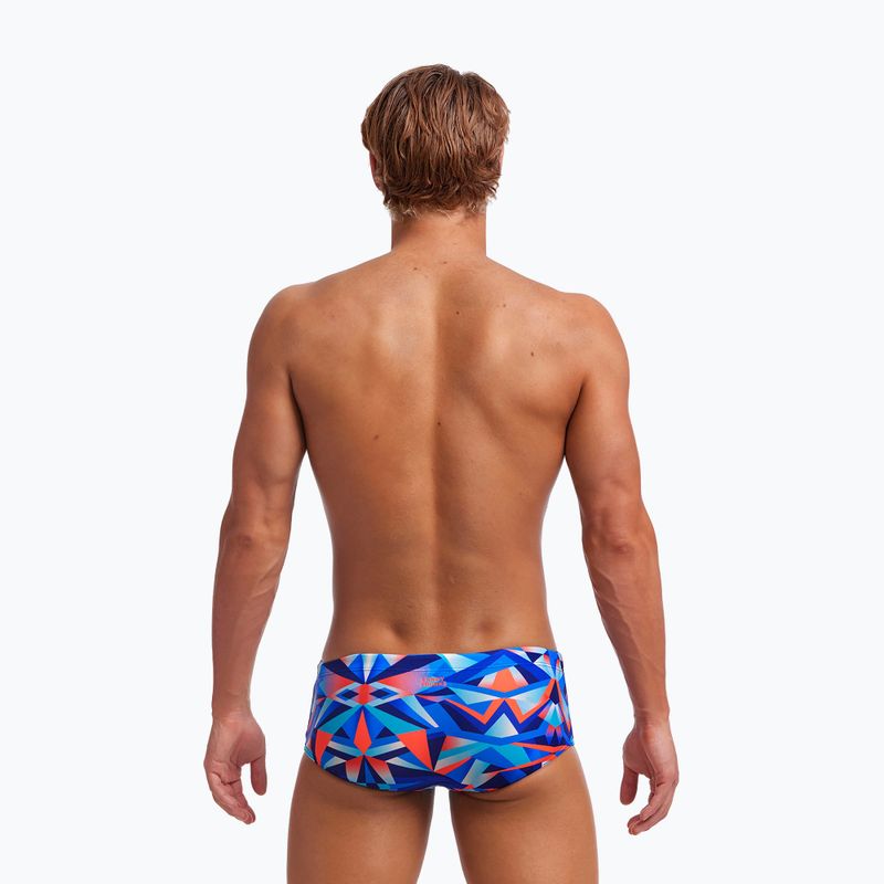 Bokserki kąpielowe męskie Funky Trunks Sidewinder Trunks mad mirror 7