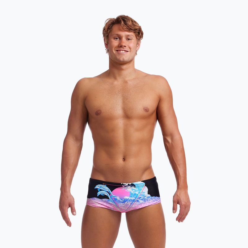 Bokserki kąpielowe męskie Funky Trunks Sidewinder Trunks dolph lundgren 6