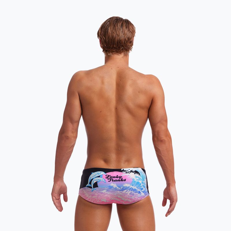 Bokserki kąpielowe męskie Funky Trunks Sidewinder Trunks dolph lundgren 8