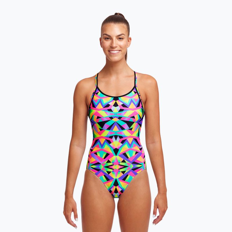 Strój pływacki jednoczęściowy damski Funkita Diamond Back One Piece crystal eyes 2