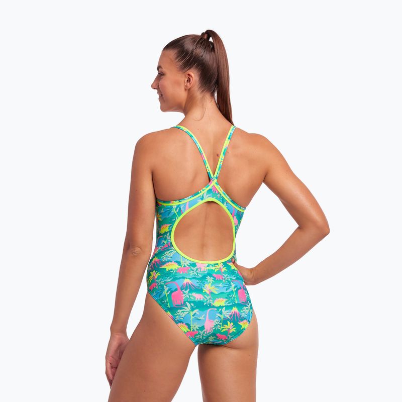 Strój pływacki jednoczęściowy damski Funkita Diamond Back One Piece prehistoric party 5